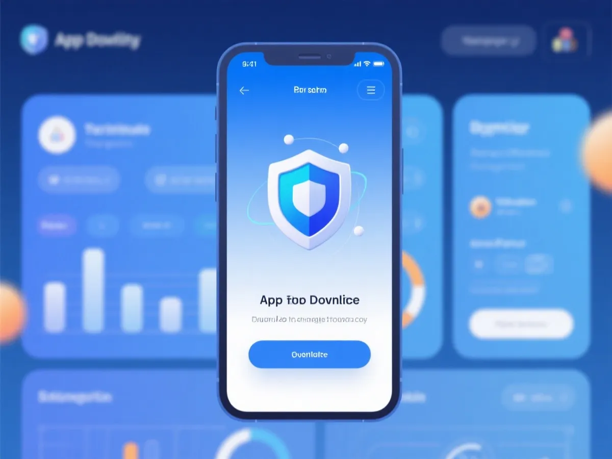 APP下载与安全校验示意图