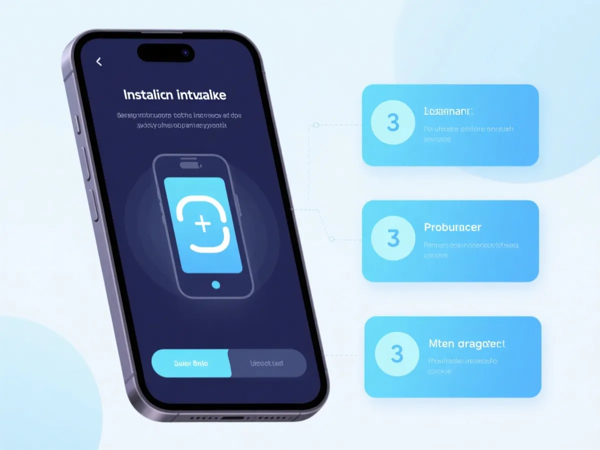 安装步骤示意图